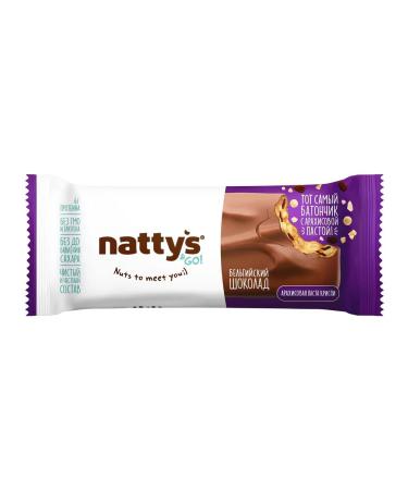 Nattys Batonchik protein chocolate-arachis-karamel-zyum 45g