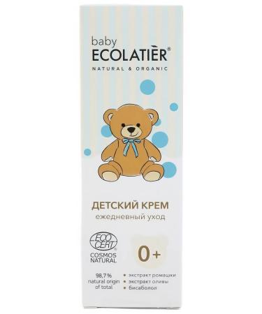 ECOLATIER Cream Children's Baby Daily chamomile-oliv-bisabolol 100ml - Buy Online on GoSupps.com