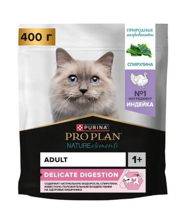 Purina Pro Plan Nature Elements for sterile. cats - turkey spirulina 400g