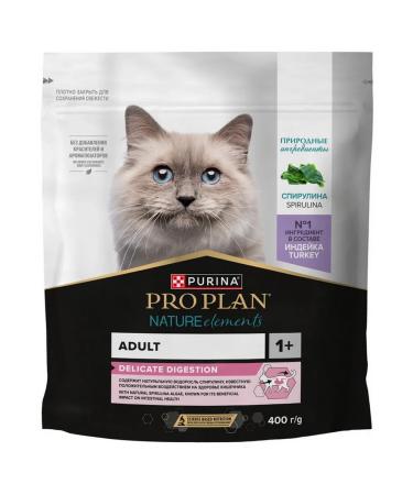 Purina Pro Plan Nature Elements for sterile. cats - turkey spirulina 400g - Buy Online on GoSupps.com