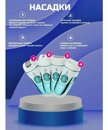 Multifunctional epilator for smooth skin