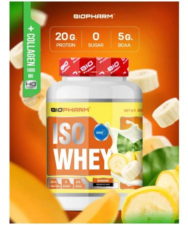 BioPharm Serum protein ISO Whey from bio farm (banana) 908g