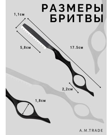 AMTrade Filray knife scissors for haircut hairdressing - Buy Online on GoSupps.com