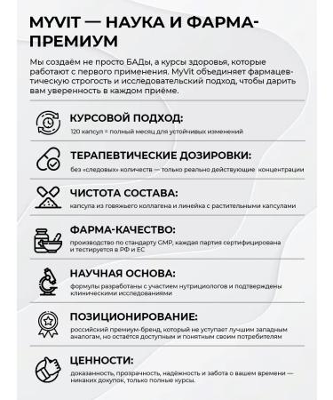 MyVit L-carnosine for youth 120 capsules - Buy Online on GoSupps.com