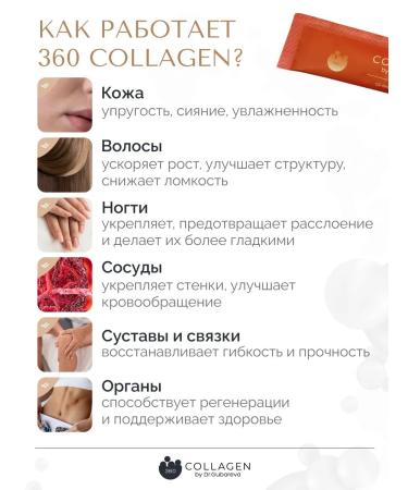 360 Collagen by Dr Gubareva Peptide collagen jelly in sticks 21 pcs - Buy Online on GoSupps.com