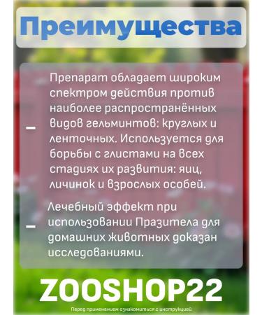 Astrapharm Prasitar tablets from worms for dogs up to 20 kg 2 tab - Buy Online on GoSupps.com