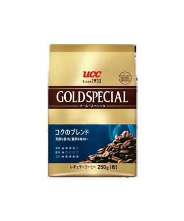 UCC COFFEE Coffee ground Gold Special Rich Blend saturated taste 250 gr.