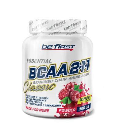 Be First BCAA BCAA 2 1 1 Classic Powder 200 gr. Raspberry