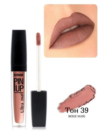 LUXVISAGE Liquid matte lipstick PIN UP Ultra Matt 39 - Buy Online on GoSupps.com