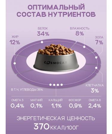Cosmocat Dry cat food for sterilized 5 kg with lamb - Buy Online on GoSupps.com