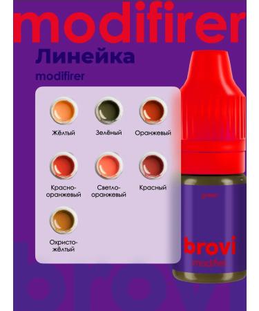 Eyebrows Permanent Makeup Corrector for eyebrow permanent Brovi Green 5 ml - Buy Online on GoSupps.com