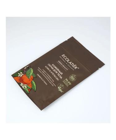 Ecolatier Coffee scrub "Coffee and orange" 40 g - Buy Online on GoSupps.com