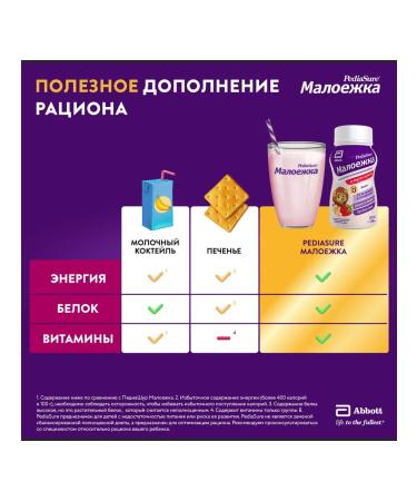 PEDIASURE Smooley natural taste 600 g 3 pcs - Buy Online on GoSupps.com