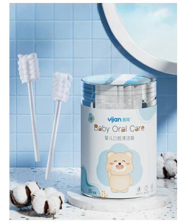 Flowpink Applicator for cleaning the plaque from the tongue and gums to the newborn - Buy Online on GoSupps.com