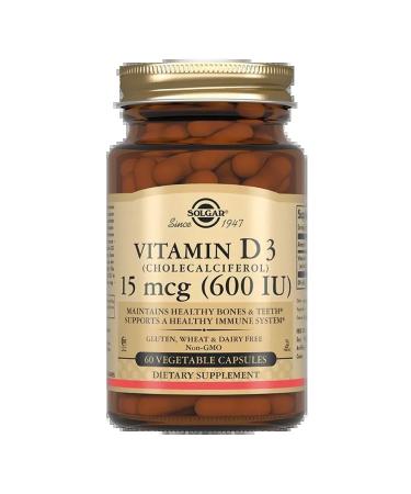 SOLGAR Vitamin D3 600 ME 60pcs