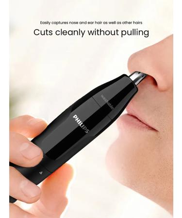 PHILIPS NT1620 Nose Hair Trimmer 360 Rotating Fast Easy Haircut - Buy Online on GoSupps.com