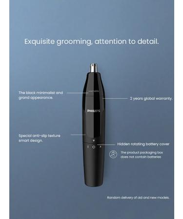 PHILIPS NT1620 Nose Hair Trimmer 360 Rotating Fast Easy Haircut - Buy Online on GoSupps.com