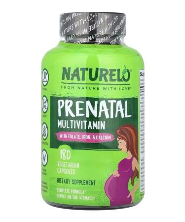 NATURELO Prenatal multivitamin 180 vegetarian capsules