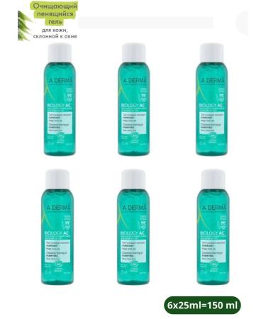 ADERMA Cleansing foam gel having pronounced acne Phys Biology AC
