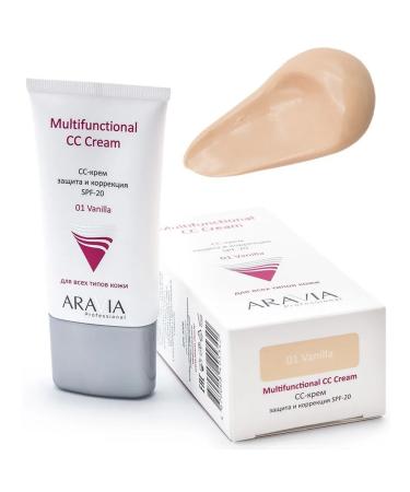 ARAVIA Professional SS CRRUM Protective SPF-20 Multifunctional CC Cream - Buy Online on GoSupps.com