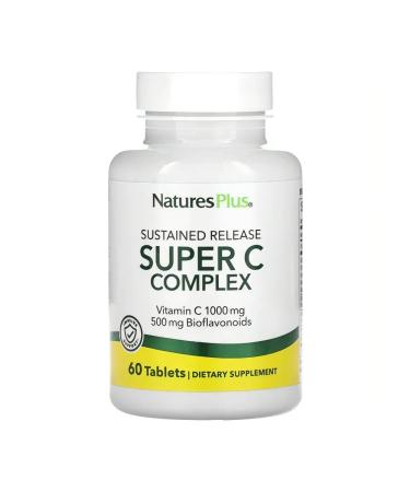 NaturesPlus Supercomplex with vitamin C 60 tablets