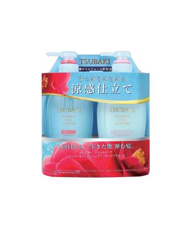 TSUBAKI Shampoo and hair air conditioner Cool & Repair set - Buy Online on GoSupps.com