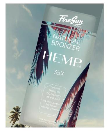 FIRESUN Tan Expert Hemp Natural Bronzer 35X tanning cream with bronzer - Buy Online on GoSupps.com