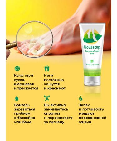SasheraMed Feet cream from nail fungus and smell of novate 2 pcs - Buy Online on GoSupps.com