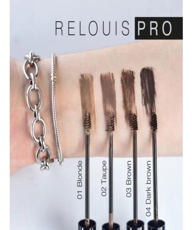 Belarusian cosmetics Eyebrow gel waterproof tint color Brow gel tone 1 - Buy Online on GoSupps.com