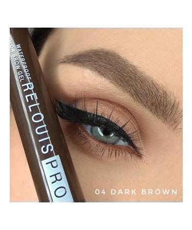 Belarusian cosmetics Eyebrow gel waterproof tint color Brow gel tone 4 - Buy Online on GoSupps.com