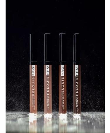 Belarusian cosmetics Eyebrow gel waterproof tint color Brow gel tone 4 - Buy Online on GoSupps.com