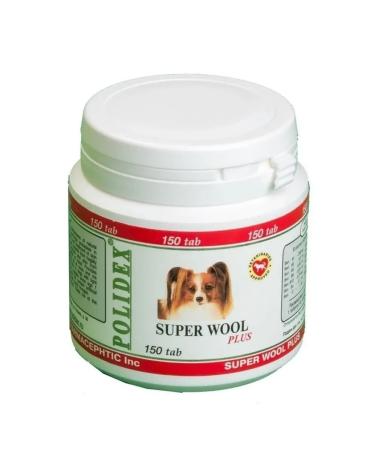 Polydex Vitamins for dogs POLIDEX SUPER WOOL 150 - Buy Online on GoSupps.com