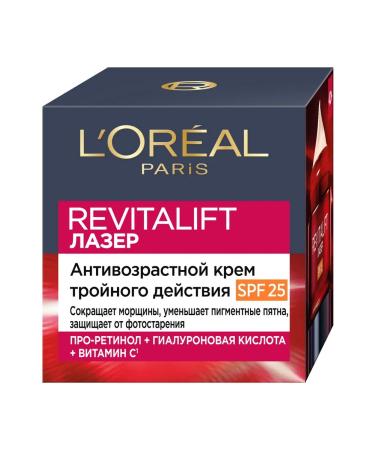 L'Oreal Paris Daily anti -aging cream Revitalift laser with SPF 25 - Buy Online on GoSupps.com