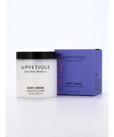 laPOETIQUE Hand and body cream with ambra and osmantus 250 ml