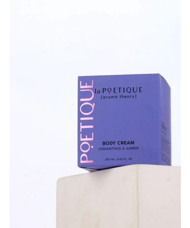 laPOETIQUE Hand and body cream with ambra and osmantus 250 ml - Buy Online on GoSupps.com