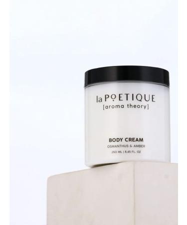 laPOETIQUE Hand and body cream with ambra and osmantus 250 ml - Buy Online on GoSupps.com