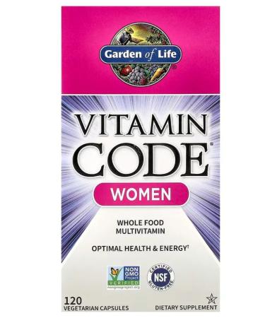 Garden of Life Vitamin Code Women multivitamins for women 120 capsules