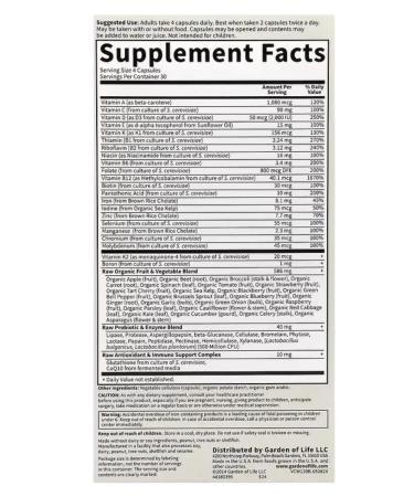 Garden of Life Vitamin Code Women multivitamins for women 120 capsules - Buy Online on GoSupps.com