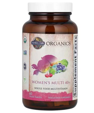 Garden of Life Organics multivitamins for women over 40 60 tablets - Buy Online on GoSupps.com