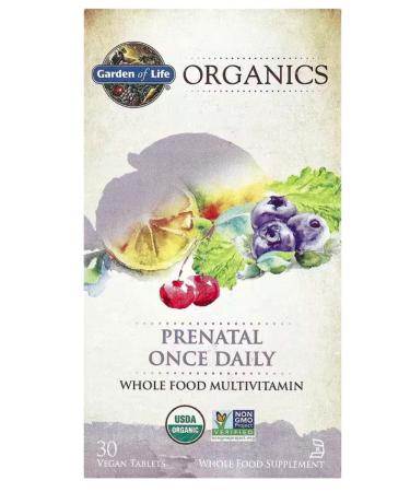Garden of Life Organics prenatal complex 30 tablets