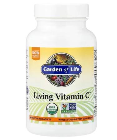 Garden of Life Living Vitamin C Live Vitamin C 60 Plant Capsules