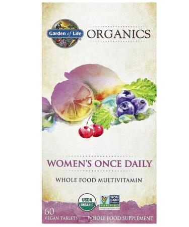 Garden of Life Organics multivitamin complex for women 60 capsules