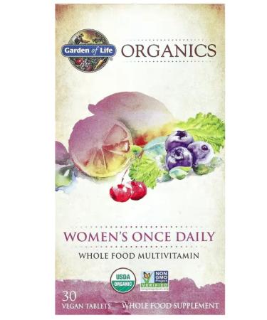 Garden of Life Organics multivitamin complex for women 30 capsules