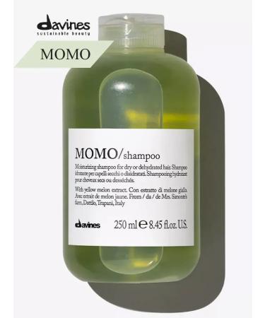 Davines Momo shampoo for deep moisturizing dry brittle hair - Buy Online on GoSupps.com