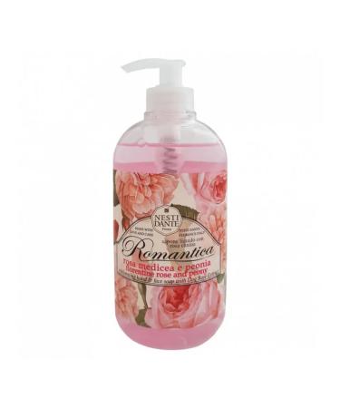 Nesti Dante Romantica Florentine Rose & Peony liquid soap 500 ml