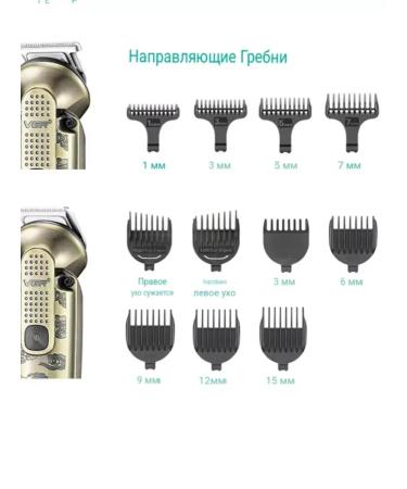 VGR Hair Trimmer Set for haircuts and shaving - Buy Online on GoSupps.com