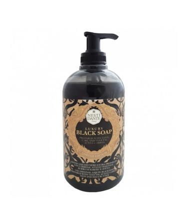 Nesti Dante Luxury Black SoAP liquid soap 500 ml