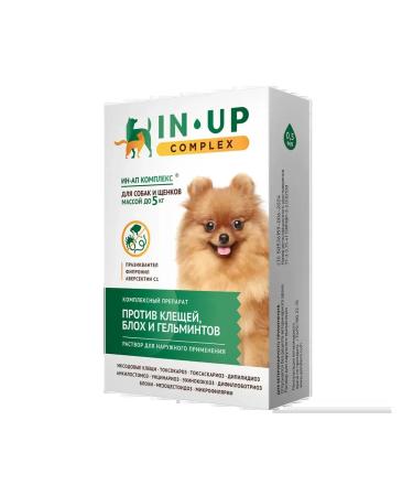 Astrapharm In-up drops for puppies and dogs up to 5 kg from fleas and ticks