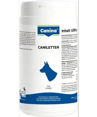 Canina pharma GmbH Vitamins for dogs Canileten 500 tablets 1000 g - Buy Online on GoSupps.com