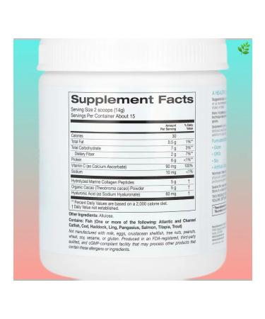 Solumeve Peptides of hydrolyzed sea collagen with cocoa 206 - Buy Online on GoSupps.com